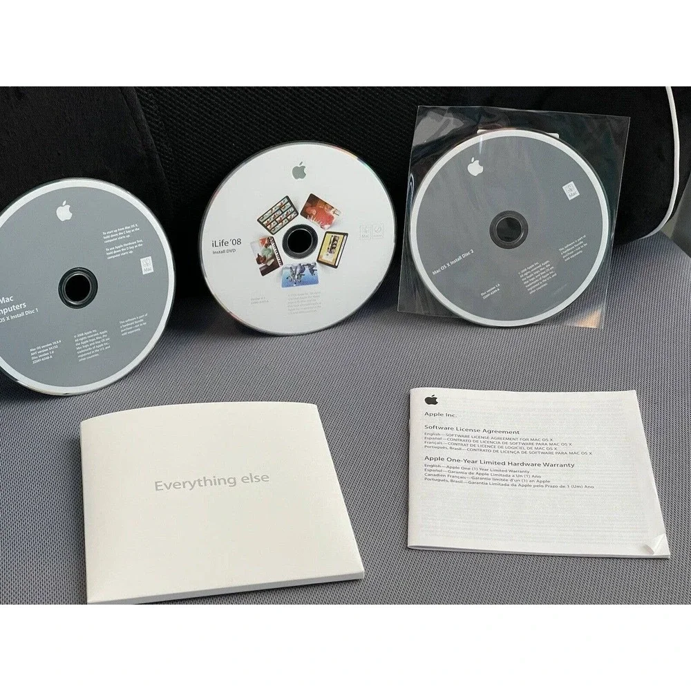 Apple iLife 08 DVD Old Version And MacBook Is X Installation discs 2. (27)